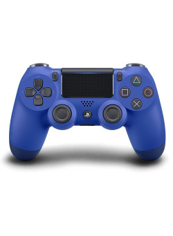 Джойстик беспроводной Sony DualShock 4 v2 Wave Blue (синий) (PS4)